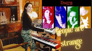 The Doors - People Are Strange 🍿🎪🚪 Piano cover By NateYasminRiver ✨