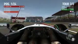 f1 2010 brazilian grand prix ,mclaren ,driver:hamilton,three laps , fastes laps