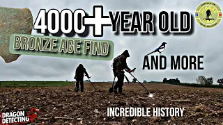 Uncovering A 4000+Year Old Bronze Age Artifact | Incredible History | Metal Detecting UK | #bronze