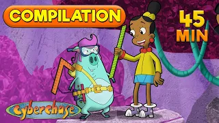 Design, Build, and Save the Day! | Clip Compilation ⚙️💡📐 | Cyberchase