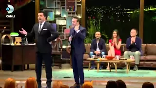 Beyaz Mustafa Ceceli'yi öyle bir öptü ki... - Beyaz Show 6 Şubat 2015