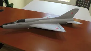 MIG-21 3D Printed 50mm EDF Overview and Maiden Flight of Prototype