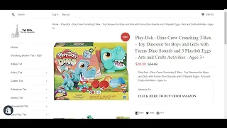 Play Doh   Dino Crew Crunching T Rex   Toy Dinosaur for Boys and Girls with Funny Dino Sounds