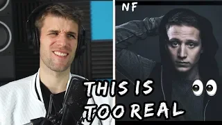 Rapper Reacts to NF Options!! | FIRST EVER LISTEN (The Search Audio)