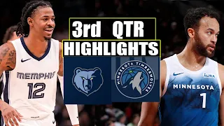 Minnesota Timberwolves vs Memphis Grizzlies 3rd QTR   Highlights | Feb 28 | 2024 NBA Season