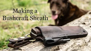 Making a Bushcraft Sheath for My Woodlore Clone