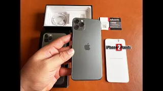 รีวิวสินค้า iPhone 11 Pro Max สีเขียว 256gb ครบกล่อง มือสอง ราคาถูก