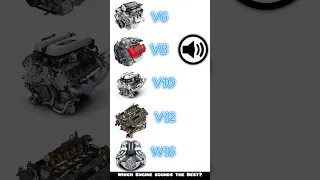Which ENGINE Sounds The Best? #shorts #v6 #v8 #v10 #v12 #w16 #engine