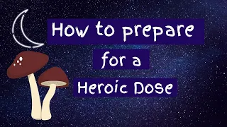 How to Prepare for a Heroic Dose of LSD or Mushrooms (3 main tips)