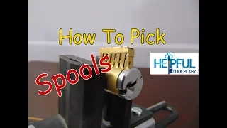 [125] Close Up On How To Pick Spool Pins (Lock Picking Security Pins)