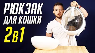 Рюкзак 2в1 для кошки и собаки. Обзор и сравнение.