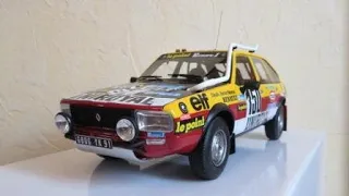 1/18 Ottomobile Renault 20 turbo 4X4 Paris-Dakar 1982