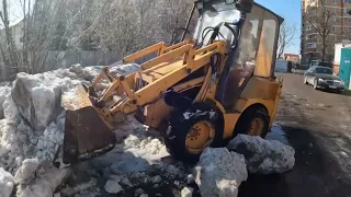 JCB 1CX , 1994 г. - самый маленький экскаватор погрузчик в мире!