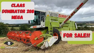 CLAAS Dominator 208 Combine working video