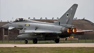 RAF Typhoon performance departures #topgun