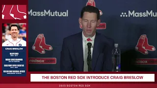 LIVE with Red Sox Chief Baseball Officer Craig Breslow for his Introductory Press Conference