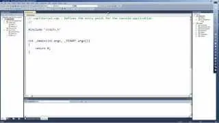 Programming in C & C++ Episode 0002 - Introduction to Visual Studio pt.2