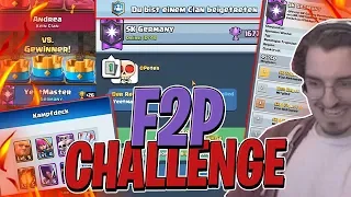 Road to 1500 Pokale 🏆 FLOBBY CARRIED MICH + OP DECK 💰 CR F2P CHALLENGE GEGEN Trymacs