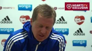 Hearts - Gary Locke Pre-match v Dundee, 26/04/2013