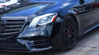 Mercedes s550 MUFFLER DELETE short video