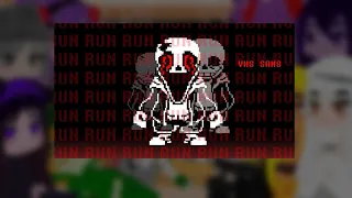 Mob Talker React To Undertale - VHS! Sans Fight Full - 1 - 3 by PhasesGrey