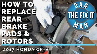 2017 HONDA CR-V - Rear Brake Pads & Rotors - DIY - How to manually retract electronic parking brake