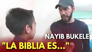 Nayib Bukele RESPONDE a NIÑO sobre permitir Biblia en Escuela (Presidente de El Salvador) Entrevista