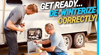 RV De-winterizing For Beginners & Checklist ✅