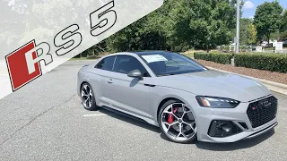 2023 Audi RS5 Coupe Competition: POV Start Up, Test Drive, Walkaround and Review
