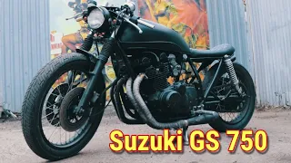 Взялись за Suzuki GS 750! Кастом или реставрация?