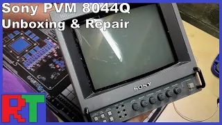 The Worst Packed CRT | Sony PVM 8044Q Unboxing & Fix