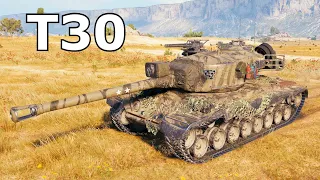 World of Tanks T30 - 10 Kills 9,6K Damage