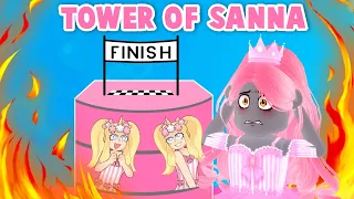 Tower Of SANNA! *SO MUCH PINK* ! (Roblox)