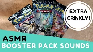 ASMR Pokemon Booster Pack Crinkles