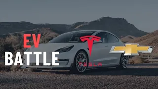 Chevrolet copied Tesla?!?!—Chevy Bolt EV VS Tesla Model 3