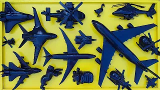 Cleans Airplane Toy: Black Hawk Helicopter Garuda Airplane Fighters Space Shuttle B1 Lancer Sikorsky