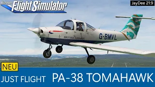 Just Flight PA-38 Tomahawk - Erster Eindruck & Testflug ★ MSFS 2020