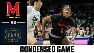 Maryland vs. Notre Dame Condensed Game | 2022-23 ACC Women’s Basketball