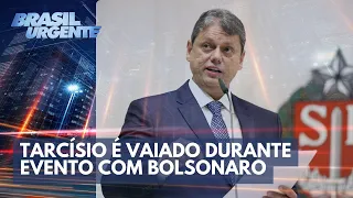 Governador de São Paulo, Tarcísio de Freitas é vaiado durante evento com Bolsonaro | Brasil Urgente