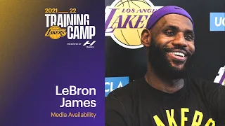 LeBron James is bringing the intensity in year 18 | Lakers Training Camp