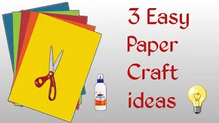 3 Easy Paper Craft Ideas 💡 DIY Paper Flower Bouquet 💐 DIY Gift ideas | Amazing Crafts ideas