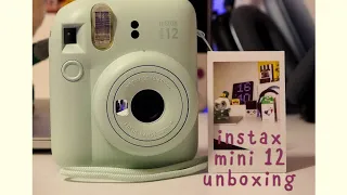 Instax Mini 12 unboxing 💙