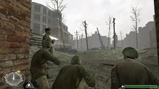 Stalingrad Battle - Soviet Control Retake Of The Red Square - Call of Duty 1 Gameplay HD