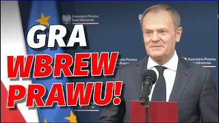 ''Musi Pan przerwać ten spektakl'' - Donald Tusk z apelem do PREDZYENTA