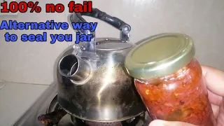 How to seal a jar without heat gun or blower 100% no fail