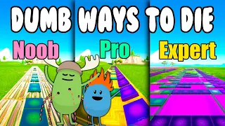 Dumb Ways to Die: Noob vs Pro vs Expert (Fortnite Music Blocks) - With Code