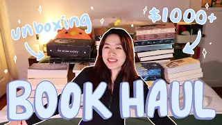 HUGE BOOK HAUL because I have a problem (60+ books & special editions) 📚📦