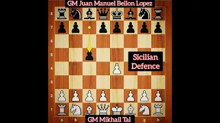 Mikhail Tal's 14 move minature 🔥🔥 against GM Juan Lopez