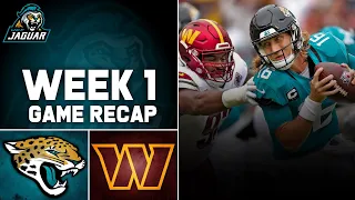 Jacksonville Jaguars vs Washington Commanders Recap | Week 1