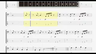 Beatles The   Golden Slumbers BASS GUITAR TABLATURE